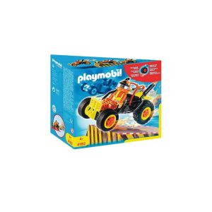 Orange Playmobil stuntcar racerbil 4182