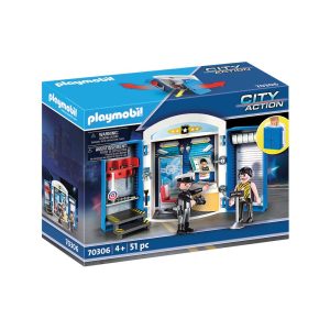 Playmobil tag-med politistation 70306 æske