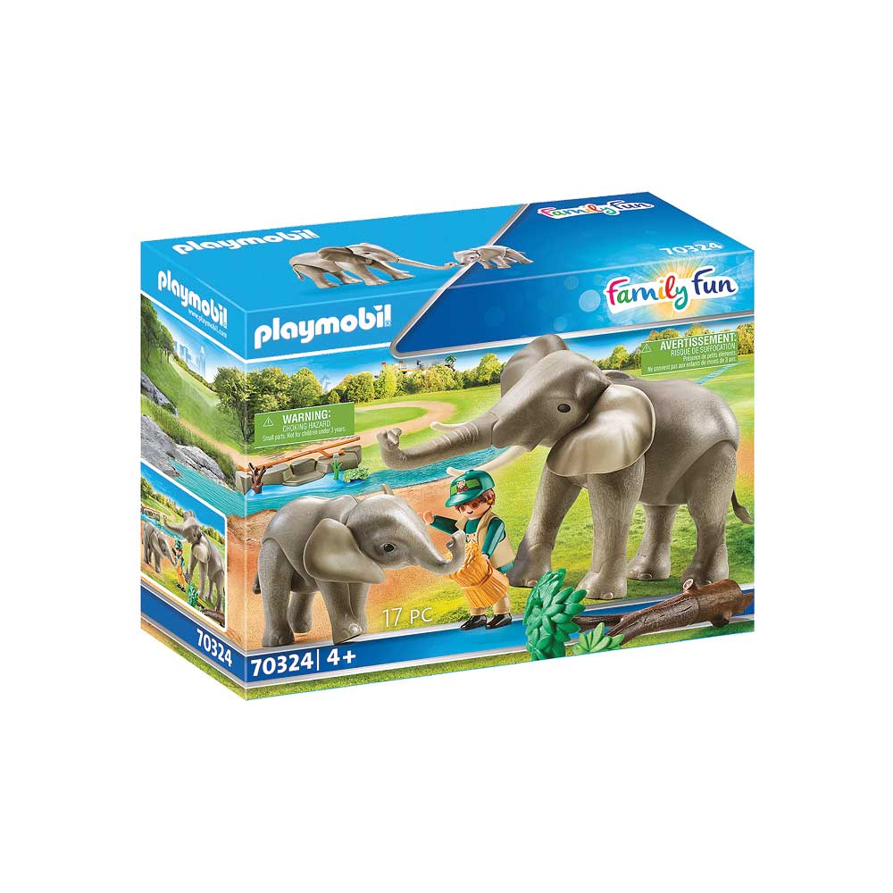 Playmobil elefanter 70324 æske