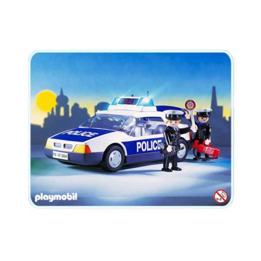 vintage Playmobil politibil 3904 billede