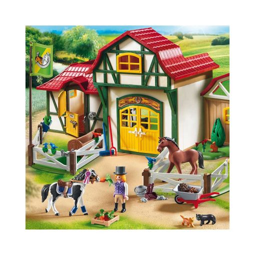 Playmobil ridecenter 6926 heste og bygning