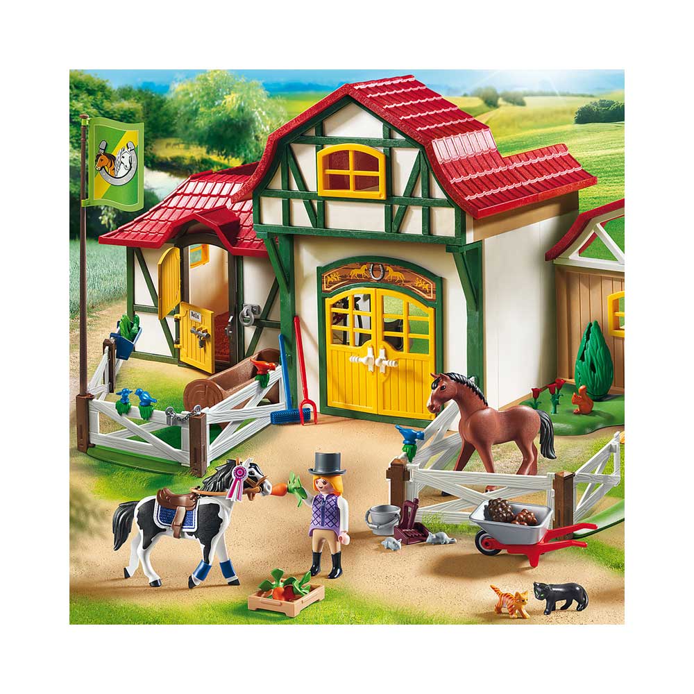 Playmobil ridecenter - 6926 - Playmobilland.dk