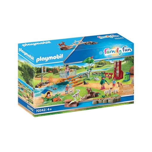 Playmobil zoo med kæledyr 70342 æske