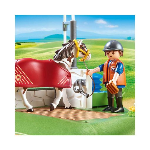 Playmobil hestevask 6629 hest og rytter