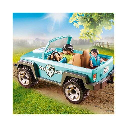 Playmobil jeep og hestetrailer 70511 fed jeep