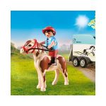 Playmobil jeep og ponytrailer70511 rytter