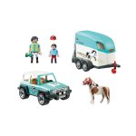Playmobil jeep og hestetrailer 70511 indhold