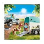 Playmobil jeep og hestetrailer 70511 aflæsning af hest