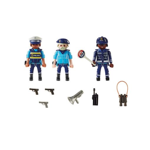 Playmobil politifigurer 70669 indhold