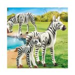 Playmobil zebra med føl 70356 illustration