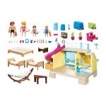 Playmobil bunglow med swimmingpool 70435 indhold
