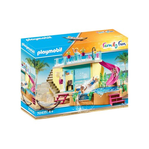 Playmobil bungalow med swimmingpool 70435 kasse