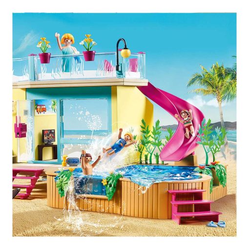 Playmobil bunglow med swimmingpool 70435 rutsjebane