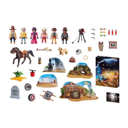 Playmobil back to the future 3 julekalender 70576 indhold