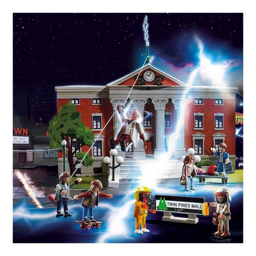 Playmobil back to the future 1 julekalender 70574 opstilling