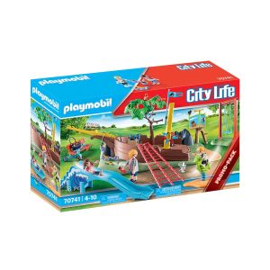 Playmobil legeplads med skibsvrag 70741 kasse