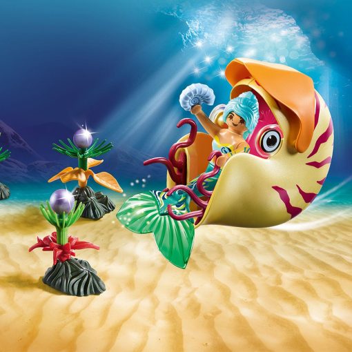 Playmobil havfruer med havsneglegondol 70098 billede