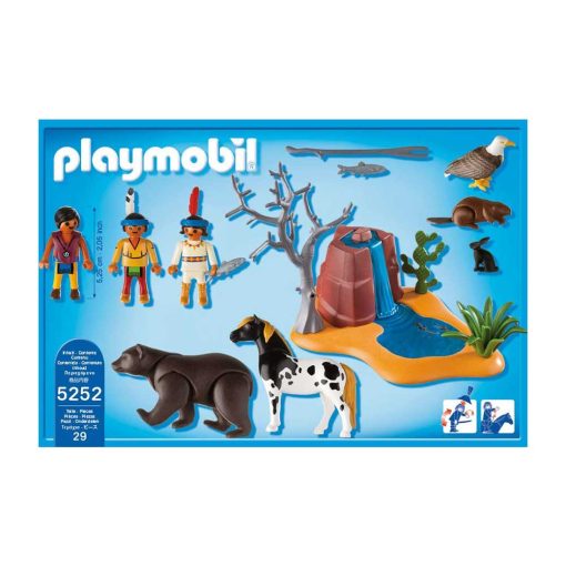 Playmobil indianerbørn med bjørn 5252 indhold
