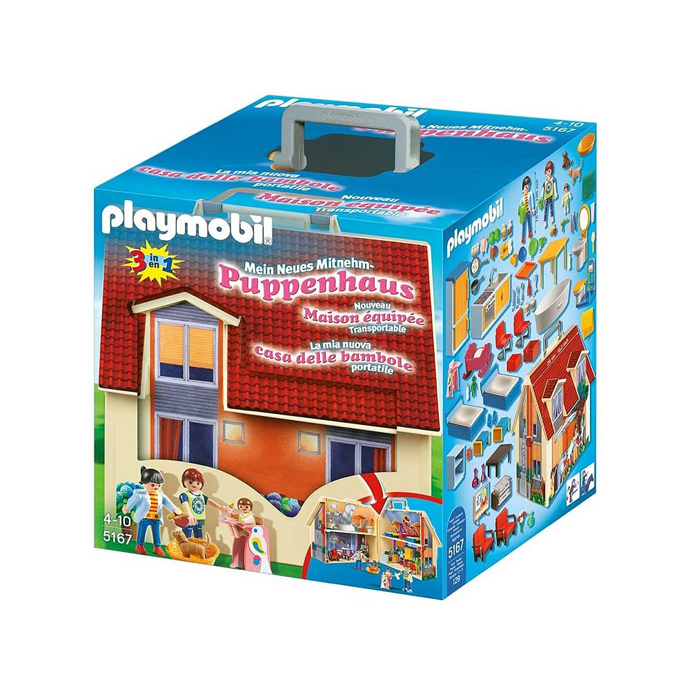 tag med Playmobil dukkehus 5167 kasse