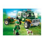 Playmobil skovfoged med jeep 4206 billede