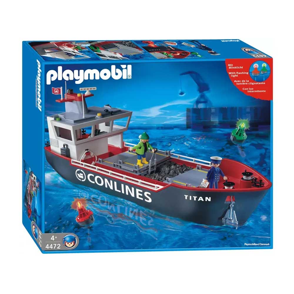 Stort Playmobil containerskib 4472