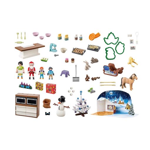 Playmobil julekalender julebageri 71088 indhold